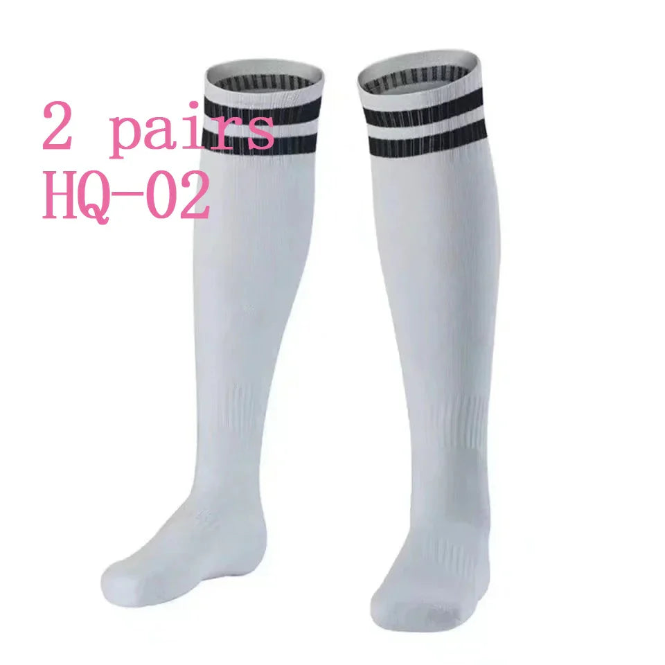 2 Pair Men Children Socks Autumn Winter Solid
