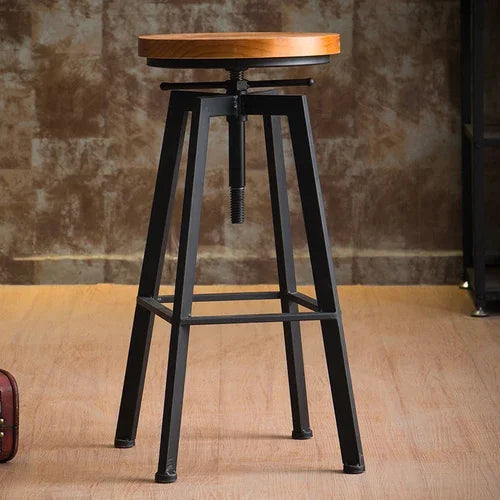 Industrial Swivel Bar Stools ,Wrought-iron Bar Chair,Household Lift