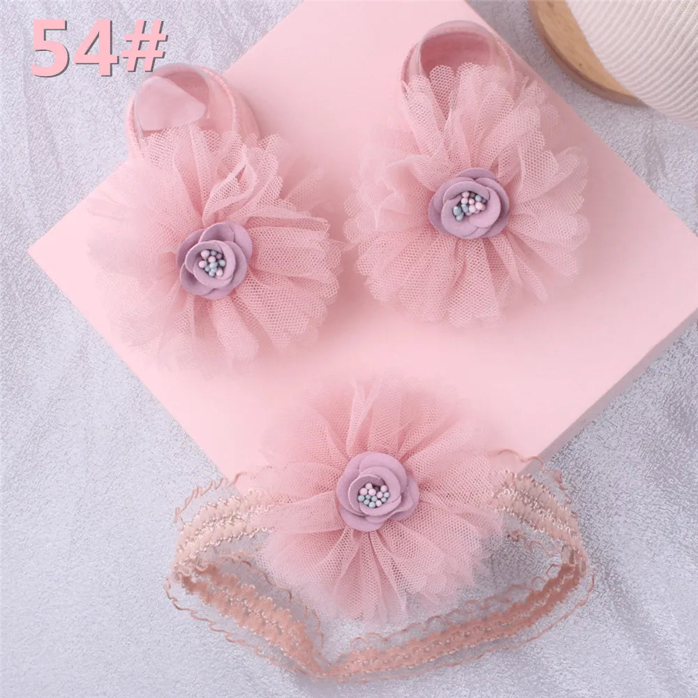 1 Set Cute Gift Bow Flowers Baby Girls