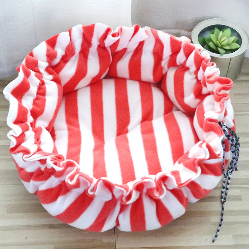 Dog Bed Small Medium Dogs Cushion Soft Cotton