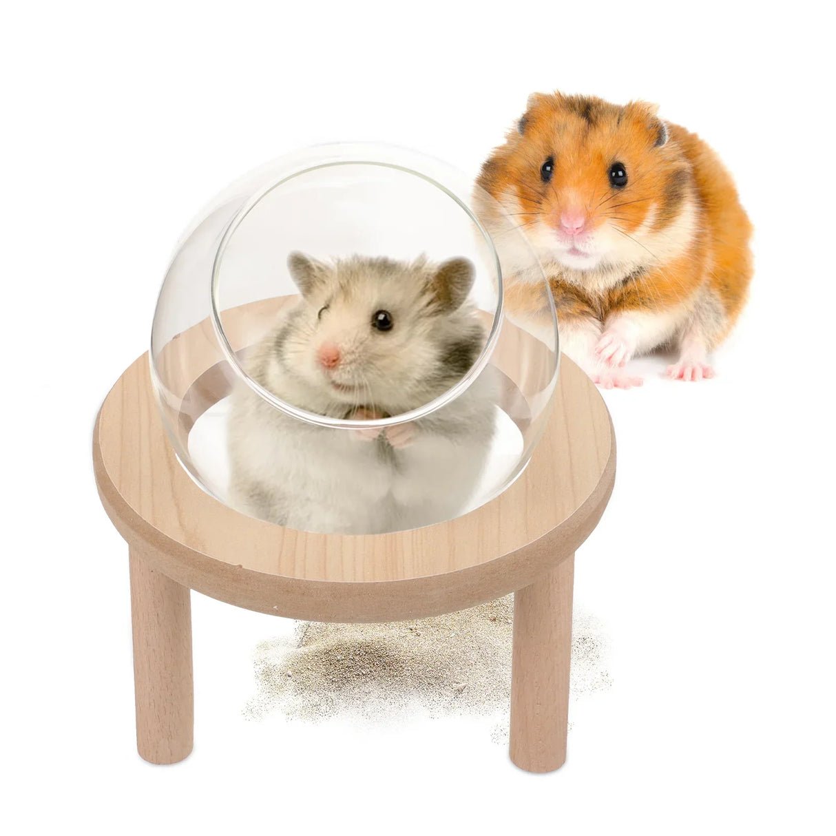 Hamster Sand Bath Container Potty Bathing Accessories Household