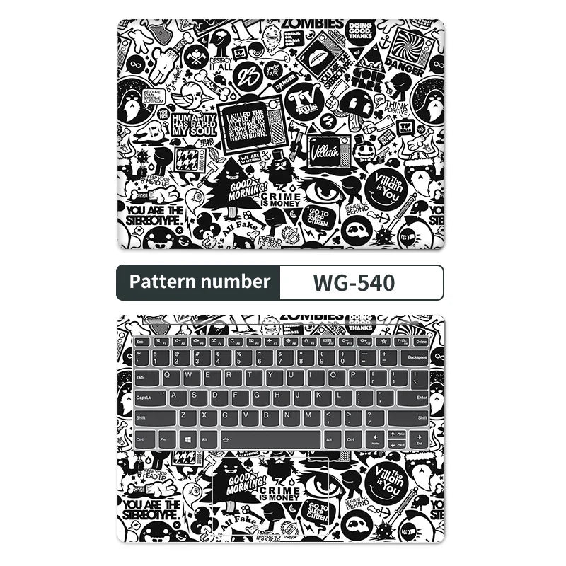 DIY Universal Laptop Stickers Skins Vinyl Creative Skin