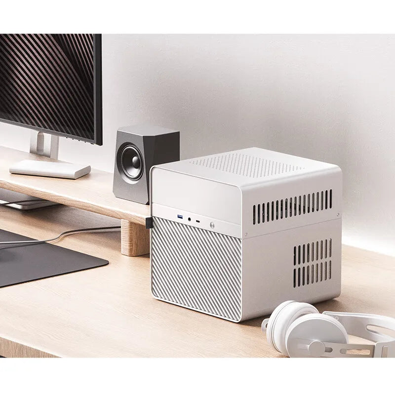 JONSBO N2 White Aluminum NAS Chassis ITX Version