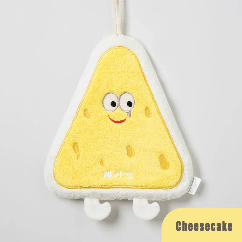 Cute Cartoon Hand Towel Hanging Style Kitchen Hand