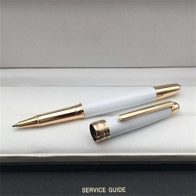 Luxury Msk-163 White Metal Ballpoint Pen Rollerball Pen