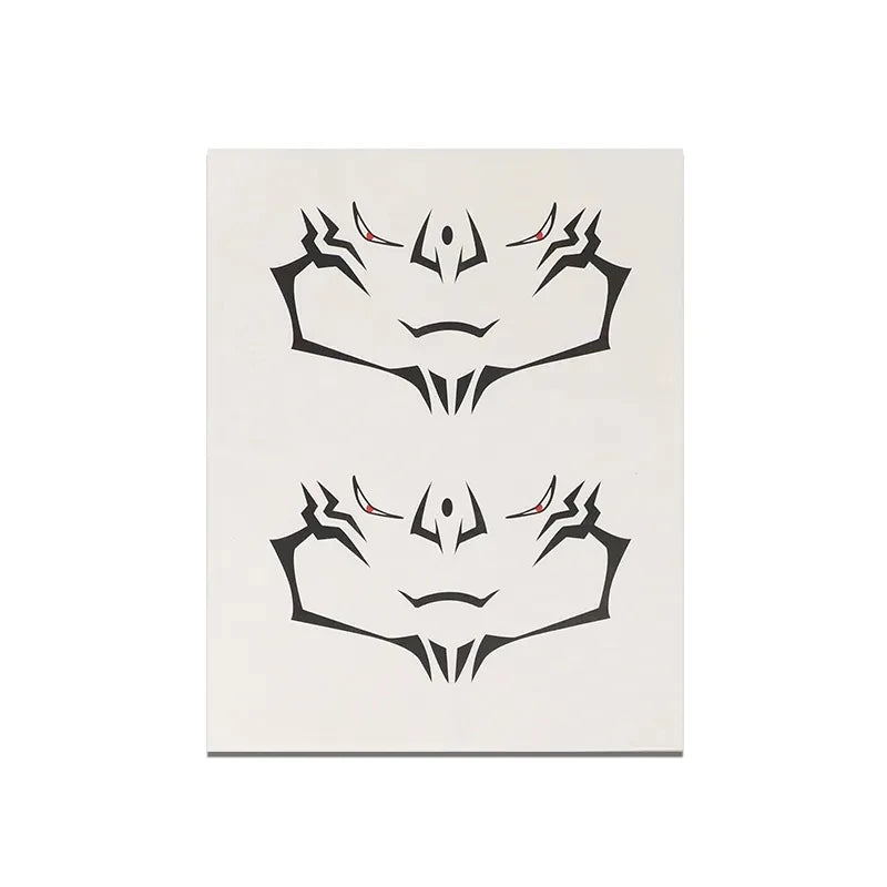 Anime Jujutsu Kaisen Ryomen Sukuna Full Body Tattoo