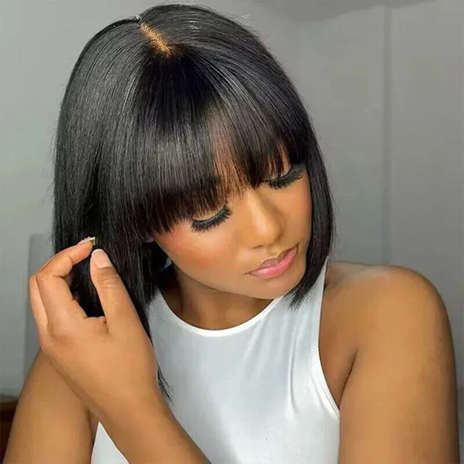 Middle Part 3X1 Hd Lace Wig Bone Straight