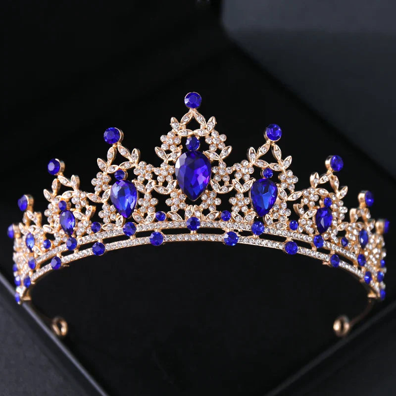 Wedding Hair Tiara Crystal Bridal Tiara Crown Silver