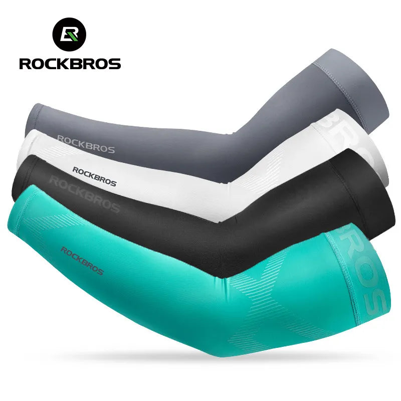 ROCKBROS Arm Sleeves UV Protection Running Jogging Armwear