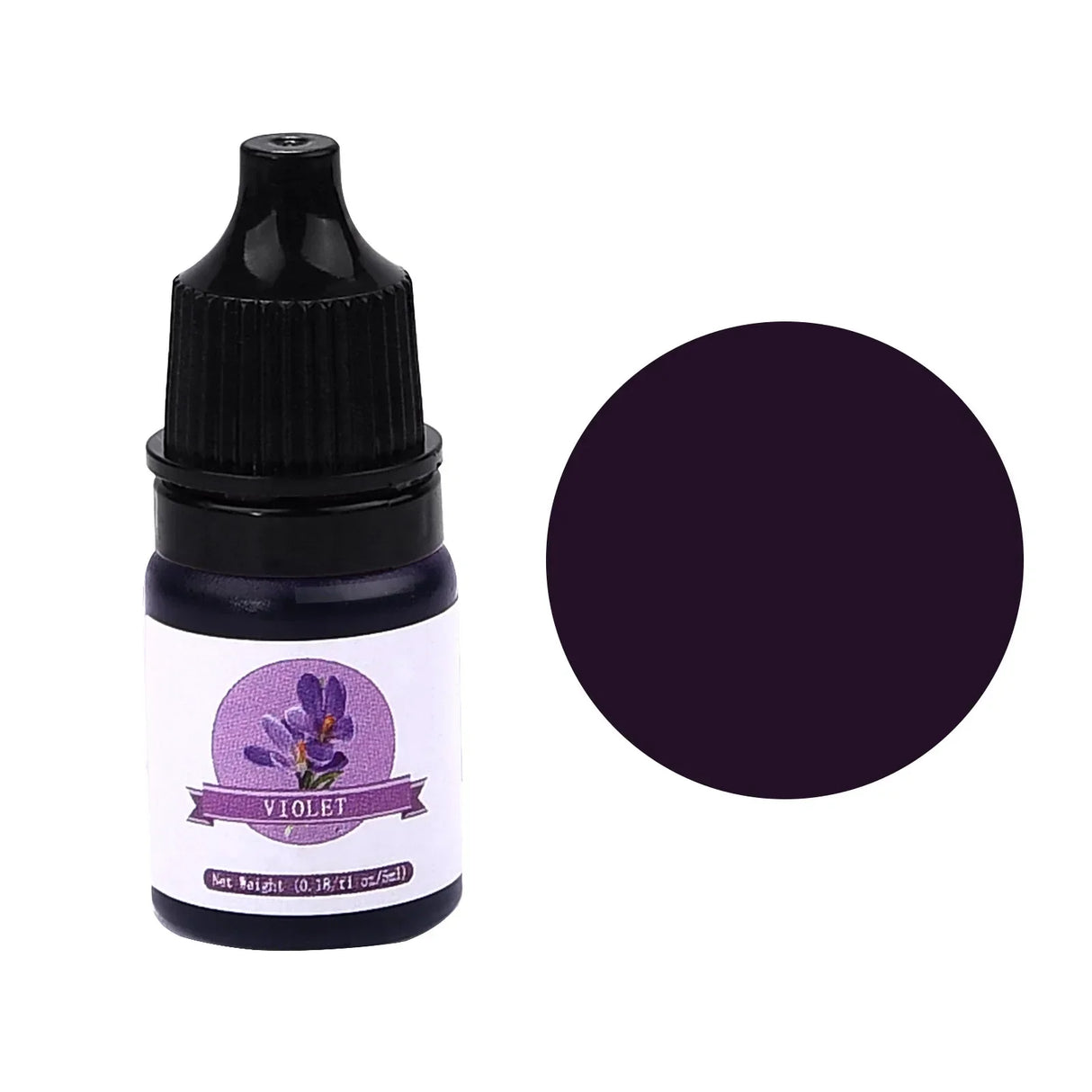 24 Colors 5ml Epoxy Resin Pigment Transparent NonToxic