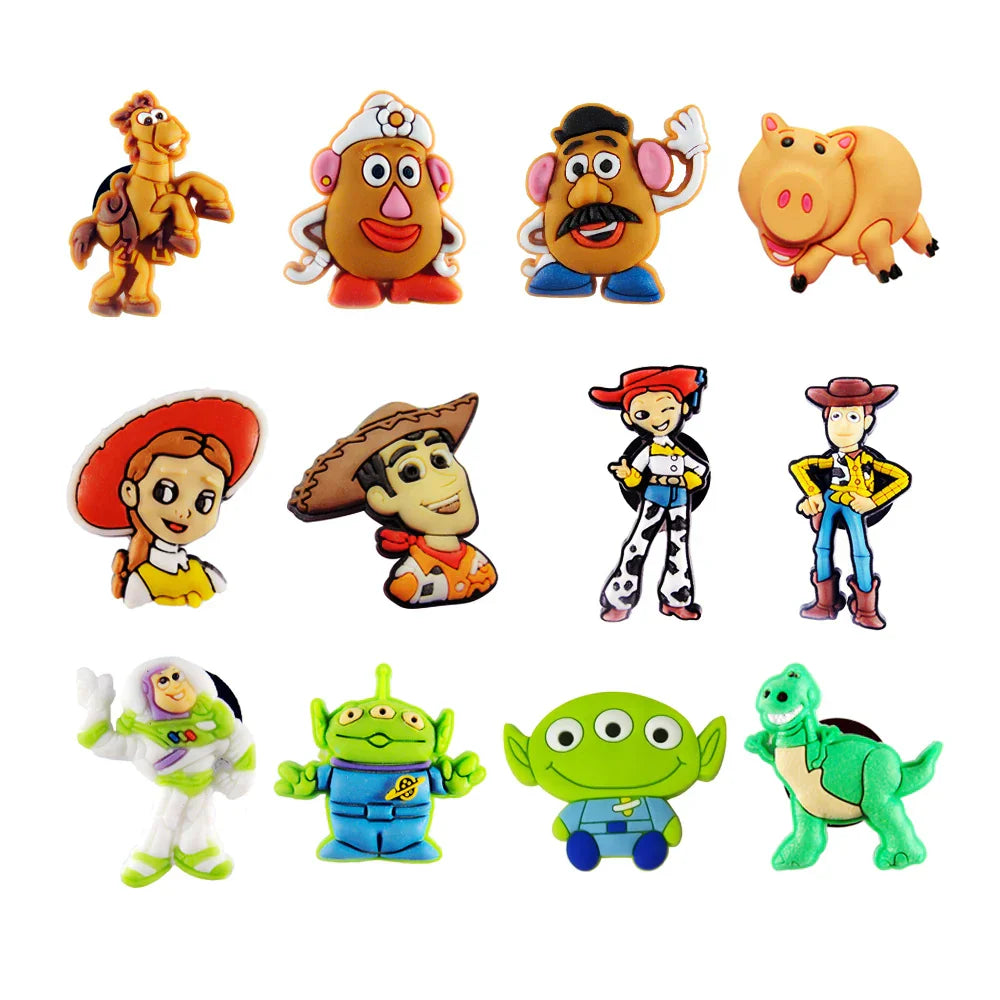 Hot Toy 615PcsSET Disney Marvel Star Wars Shoe