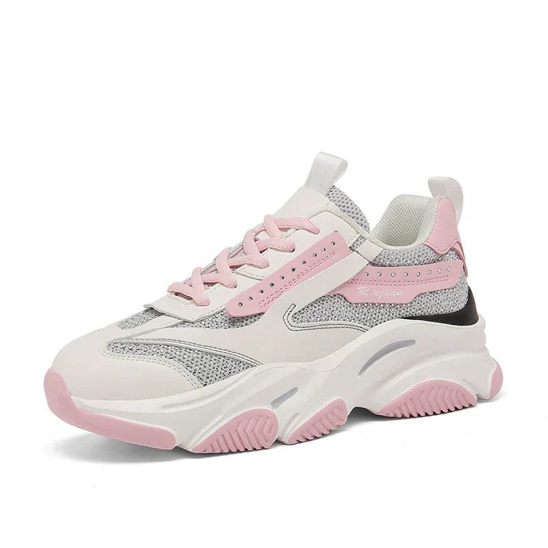 Women's thick sole running shoes, Fashionable hot diamond