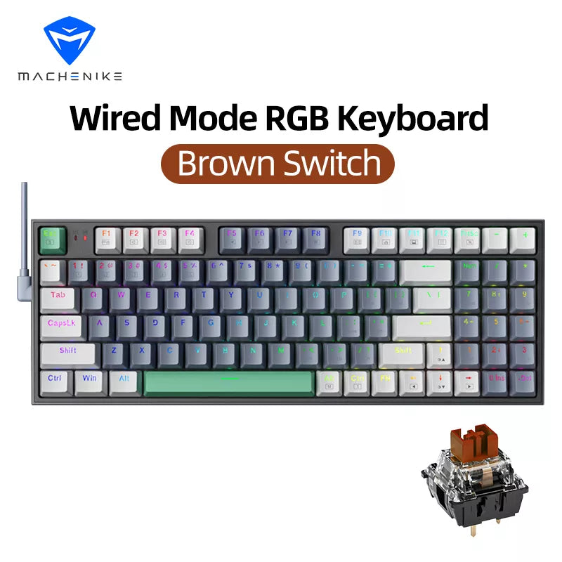 Machenike K500 Mechanical Keyboard Gaming Keyboard Wired Keyboard