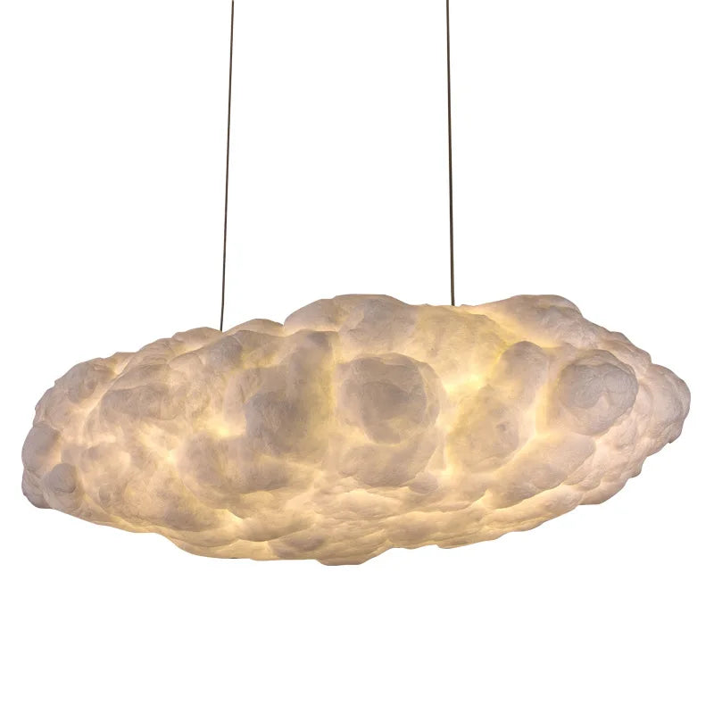 Cloud Chandelier Restaurant Lamps Modern White Floating Cloud
