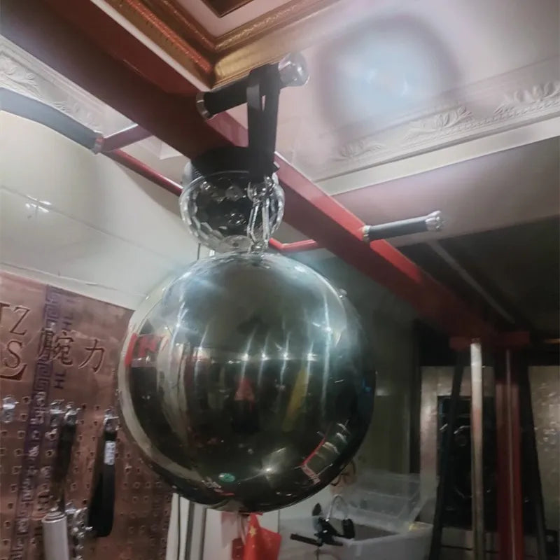 30cm Stainless Steel Pull Up Power Ball Hold