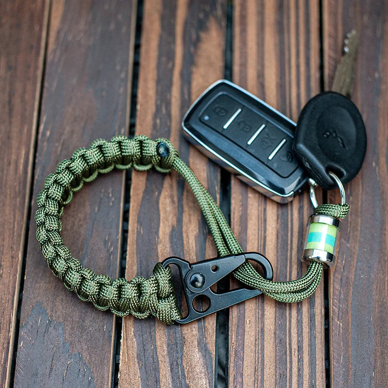 Camping Tactical Anti-lost 9 Core Paracord Waist Hanging