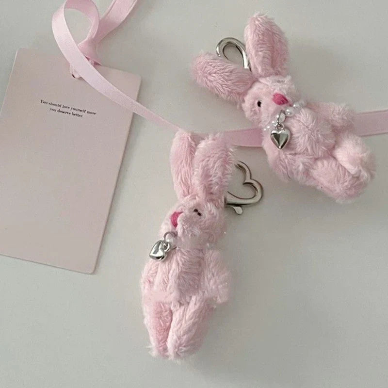Bunny Heart Phone Chain Korean INS Punk Cute