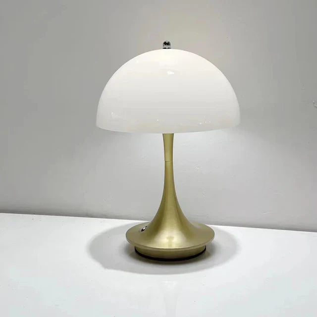 Wireless rechargeable lamp Portable Metal LED Dimming Metal