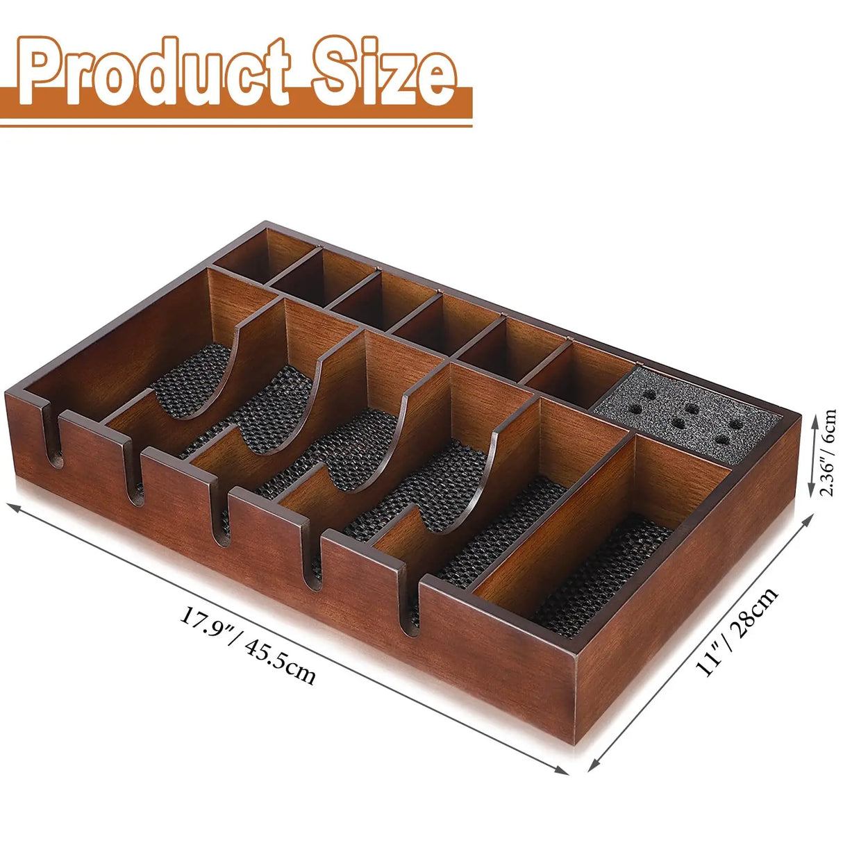 Professional Barber Wooden Clipper Tray Anti-slip Hairdresser Trimmer