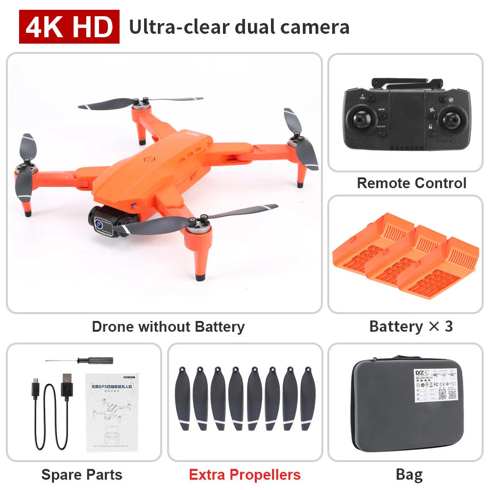 L900 PRO Drone 4K Professional 5G WIFI FPV