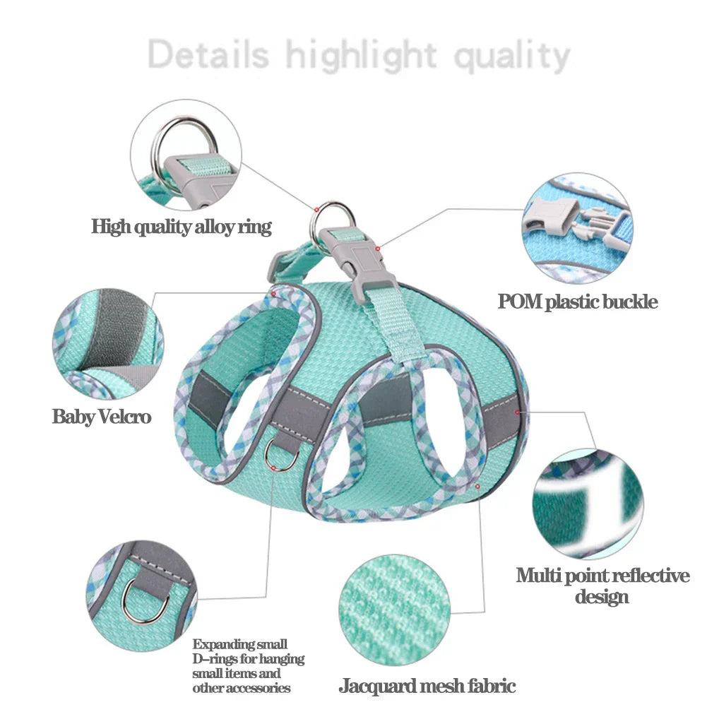 Universal Dog Halter Harness Lightweight Soft Padded Pet