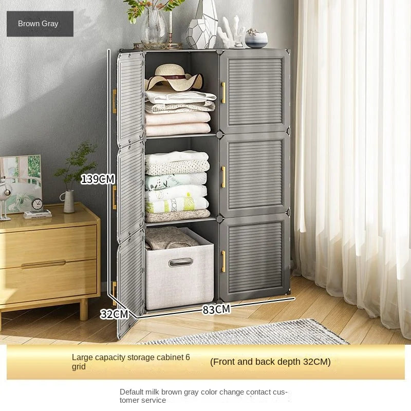 Large Size Clothes Folding Cabinets Splice Storage Toy