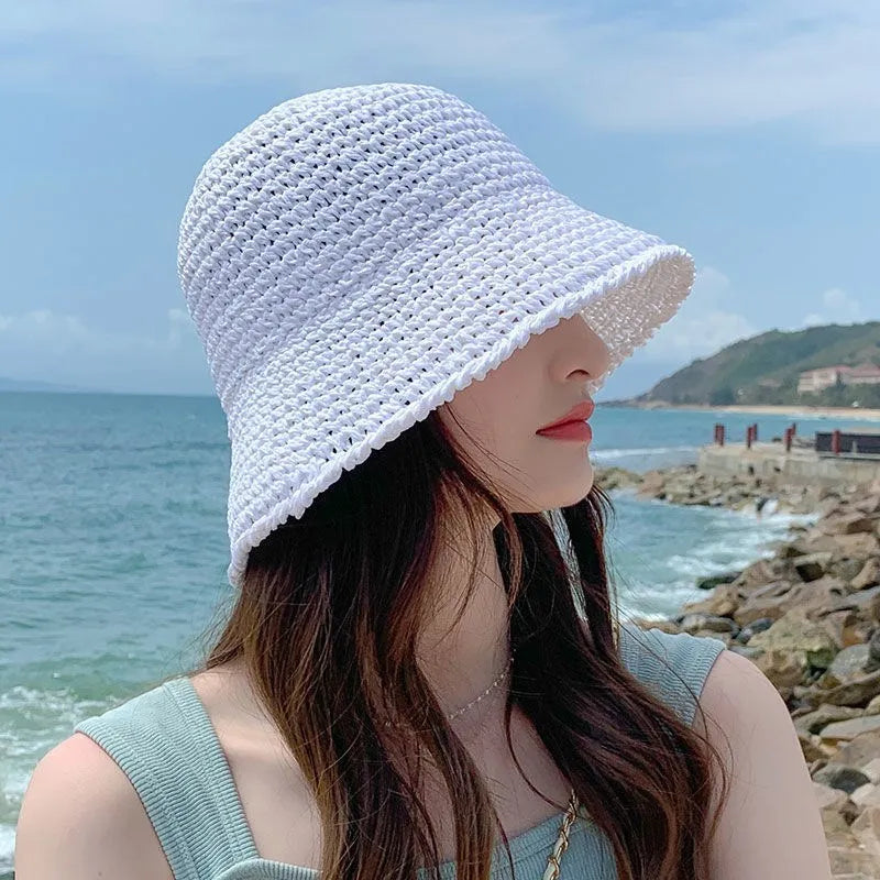 Korean Version Of Women Straw Hat Summer Breathable