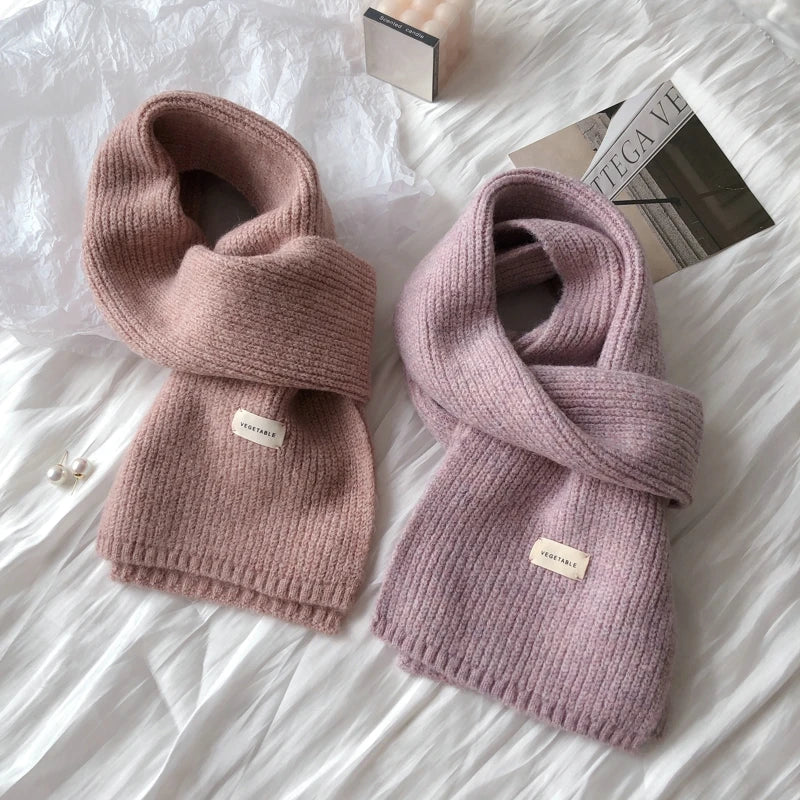 Women Cashmere Scarves Lady Winter Thicken Warm Soft