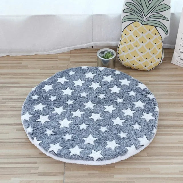 Round Cat Bed Mat Pet Sleeping Bed For