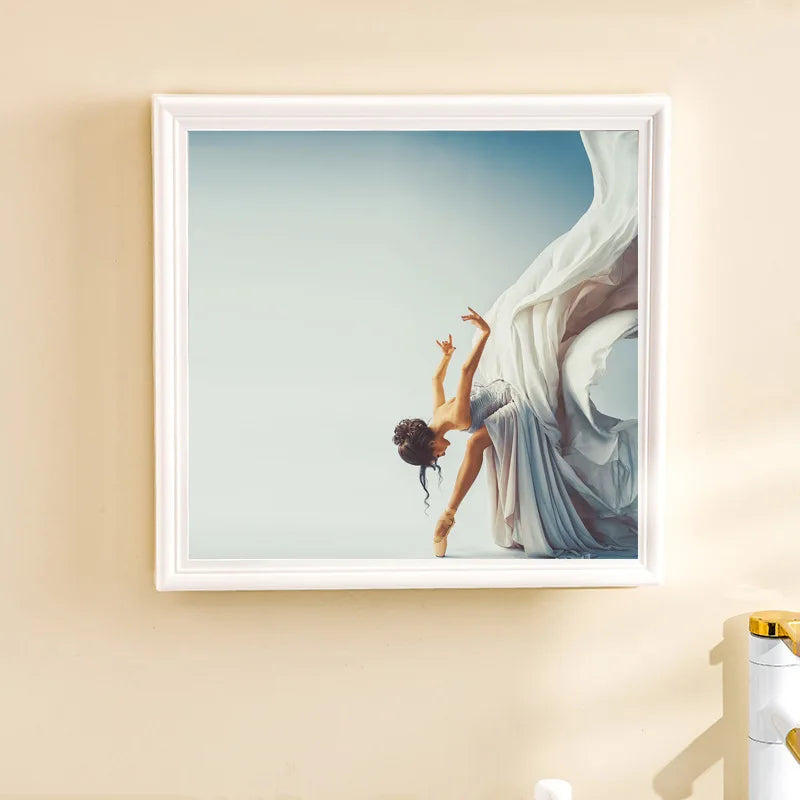 Bathroom Mural Storage Cabinets Bathroom Non Perforated Storage