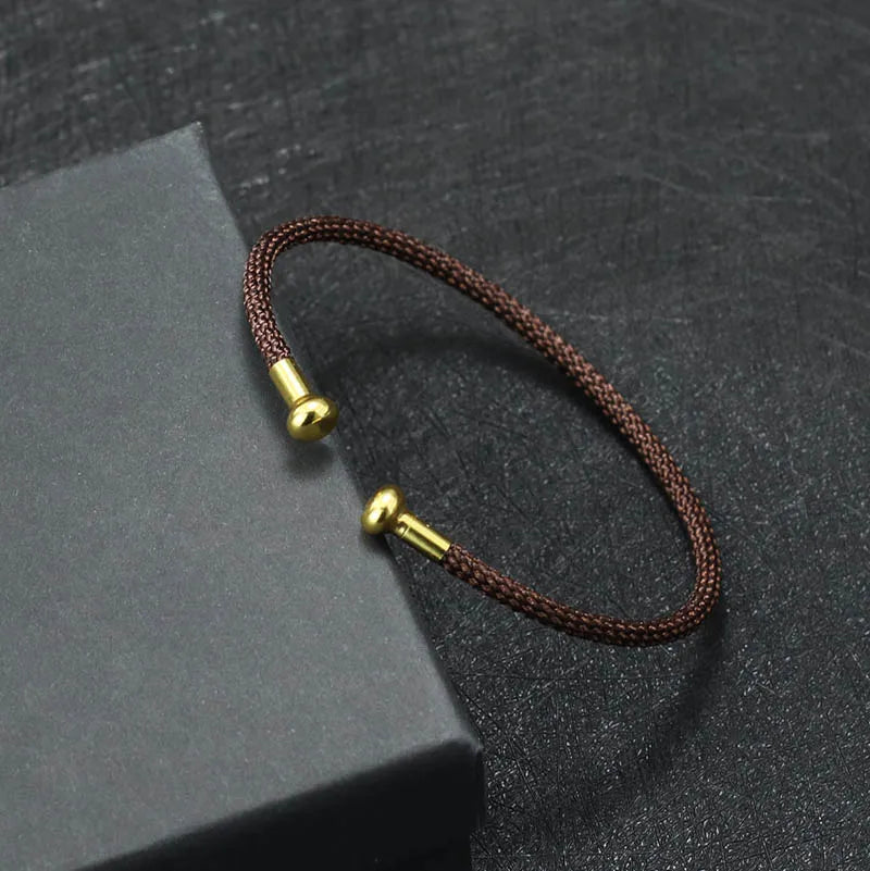 New Fashion Minimalist Stainless Steel Open Bangle Bracelet