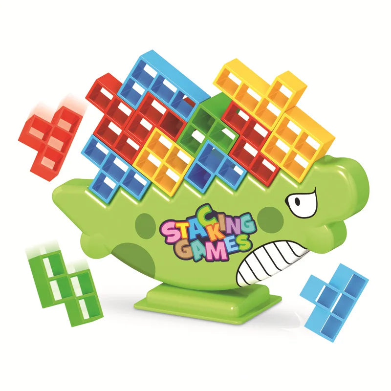 48-64 Stacking Blocks Tetra Tower Balance Game Stacking
