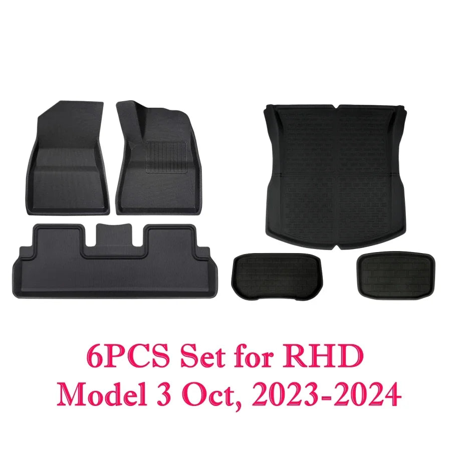 Newest Tesla Model 3+ 2024 Floor Mats 2023-2021