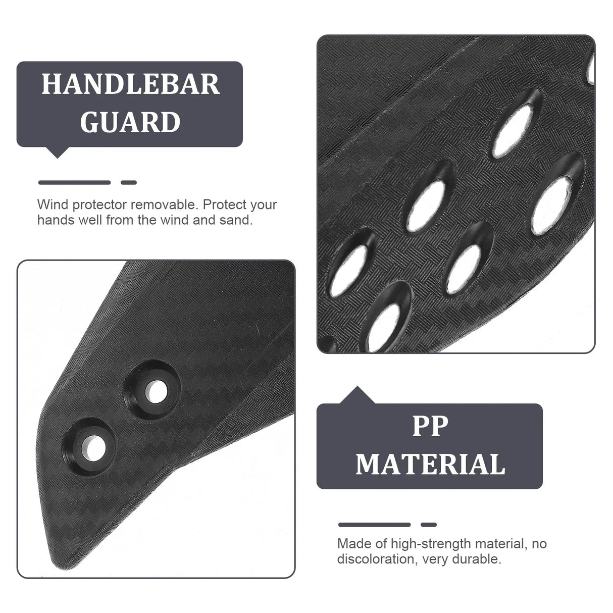 2 Pcs Motorcycle Handlebar Protection Gear – Handguard Covers