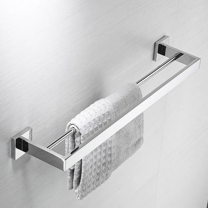 Mirror Chrome Polished Bathroom Hardware Stainless Steel Towel