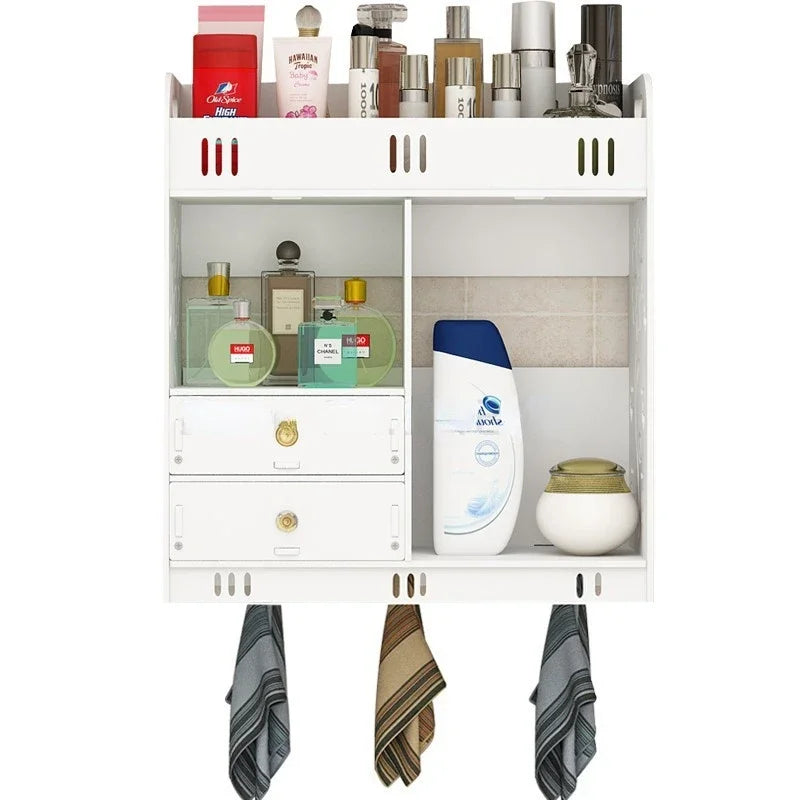Bathroom Cabinet 38x18x43cm Wall Mounted Bathroom Toilet Furniture