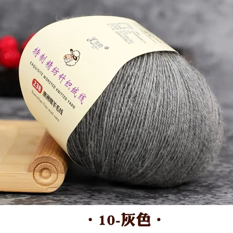 50g 100% Merino Wool Yarn Thin Yarn Soft