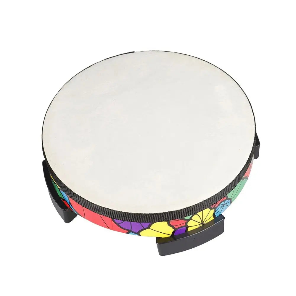 8/10 Inches Ground Drum Sheepskin Drumhead Orff Tambourine