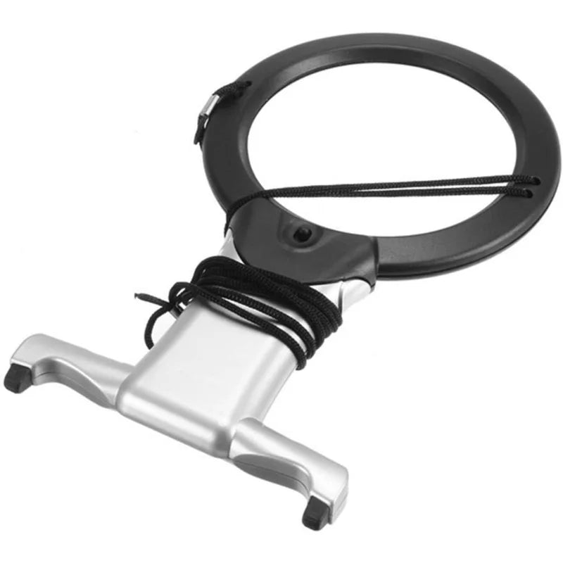 Hands Free LED Loupe Lighted Reading Magnifier Neck