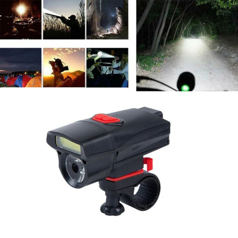 1 Set 17x12cm LED COB Cycling Bike Light