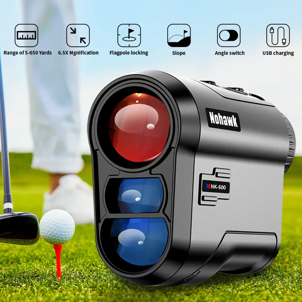 Promotional Laser Golf Rangefinder USB Rechargeable with Slope
