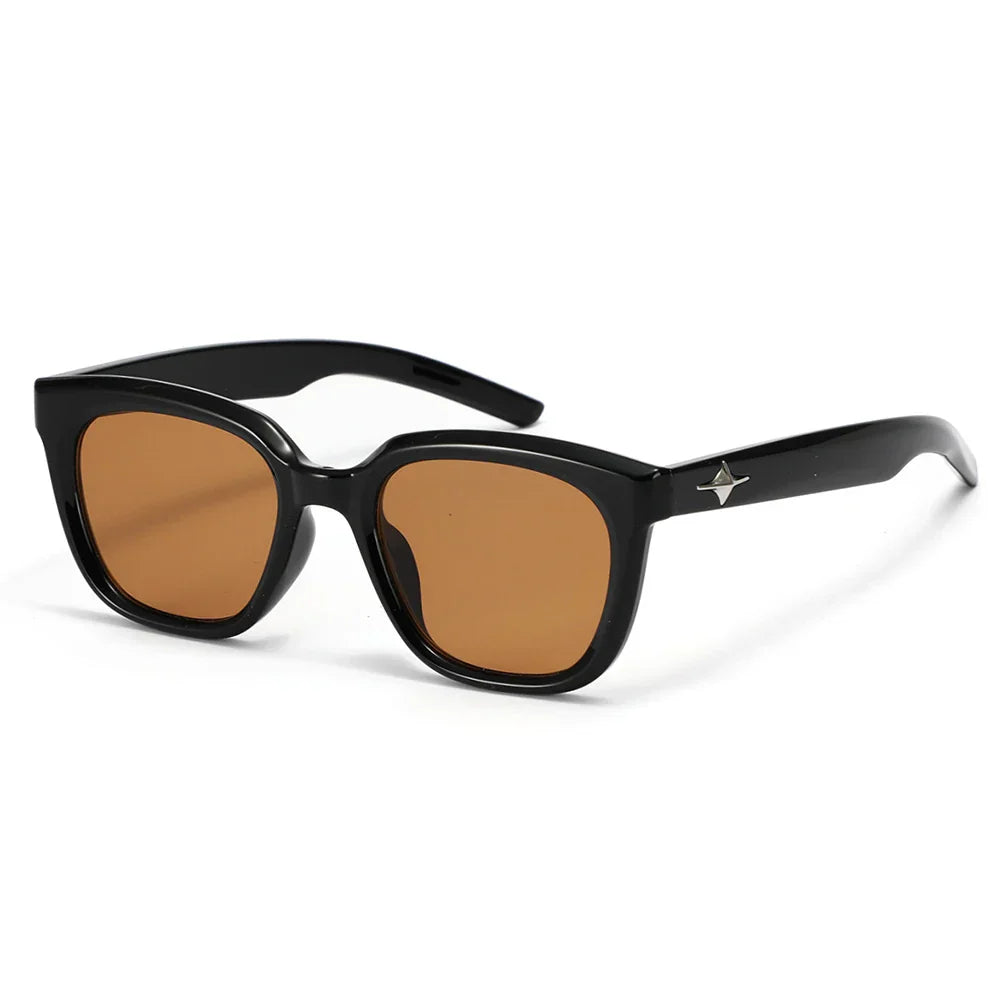 DDDLONG Retro Fashion Square Sunglasses Women Men Sun