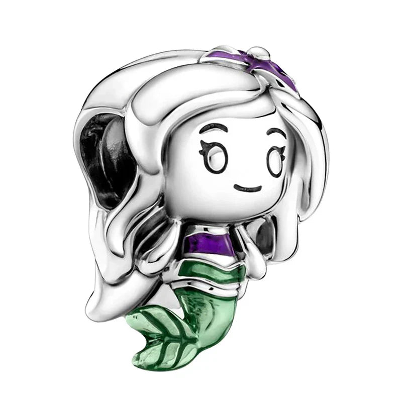 Fit Pandora Beauty and The Beast Charms Bracelet