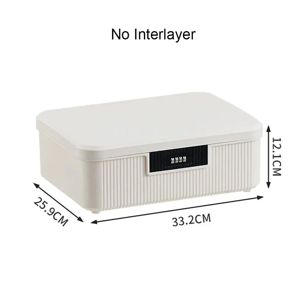 Four Digit Password Lock Safe Box Cash Jewelry