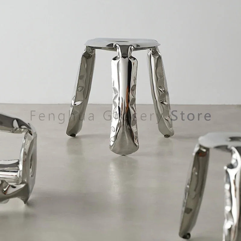 Nordic Modern Classic Step Stools Bar Steel Decorative