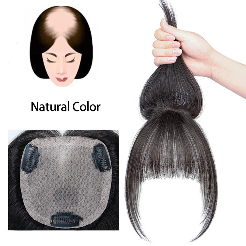 Synthetic Hair Fake Fringe Clip in Bang Cover