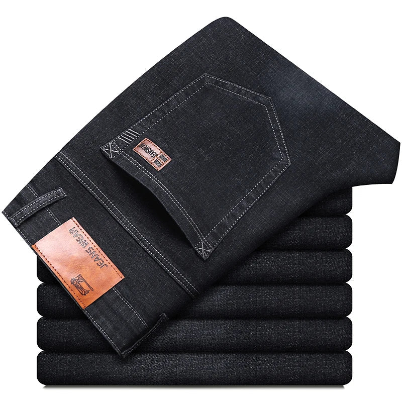 2023 New Men's Stretch Regular Fit Jeans Fashion