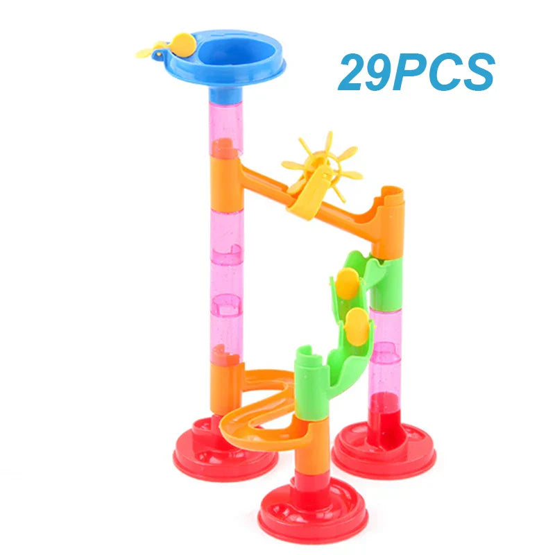 Marble Run Race Track Building Blocks Kids 3D