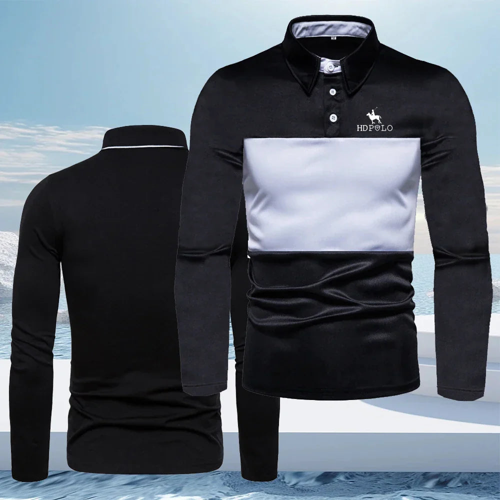 HDDHDHH Brand Print Spring and Autumn New Men's