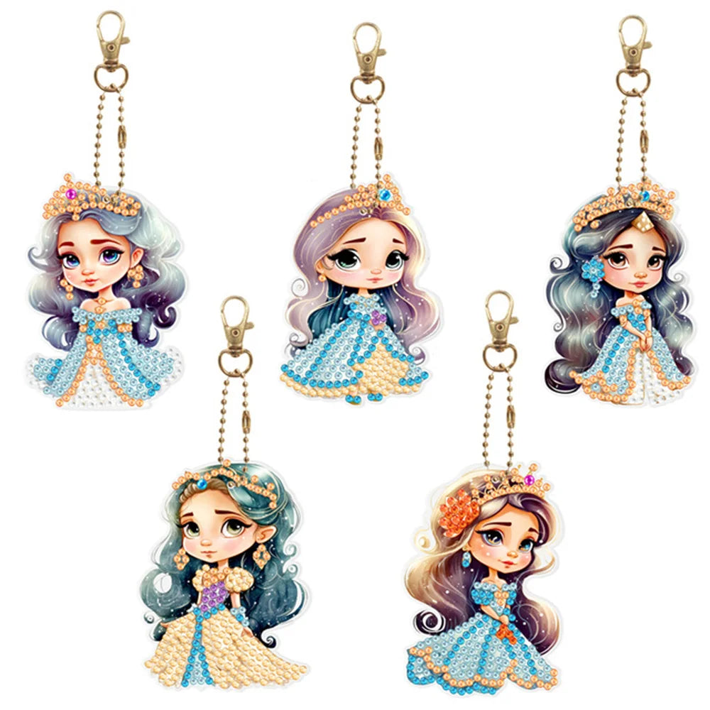 Disney animal key DIY Diamond Painting Keychain Embroidery